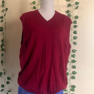 Joseph Abboud Red Sweater Vest